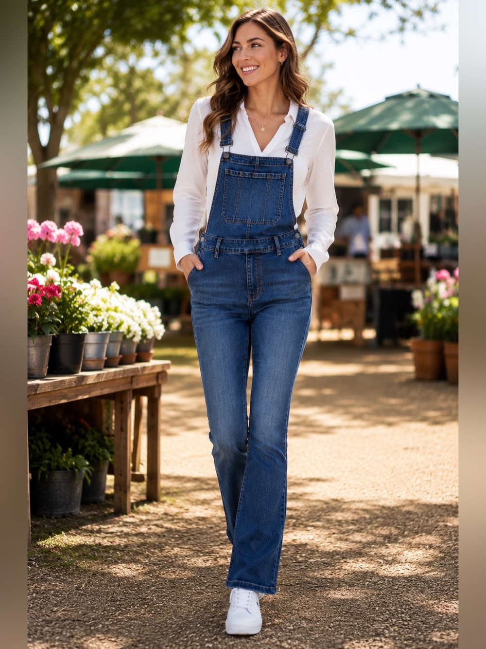 MADEWELL Blue Jansing Wash Denim Skinny Overalls Side Zip Retro Revival
